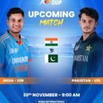 India U19 Faces Pakistan U19 in a High-Stakes Clash; UAE U19 Battles Japan U19 in the ACC Men’s U19 Asia Cup 2024″<br>