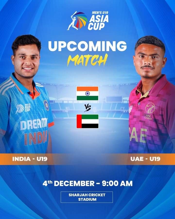 Double the Action: Pakistan U19 vs. Japan U19 and India U19 vs. UAE U19 in Thrilling Asia Cup Matches