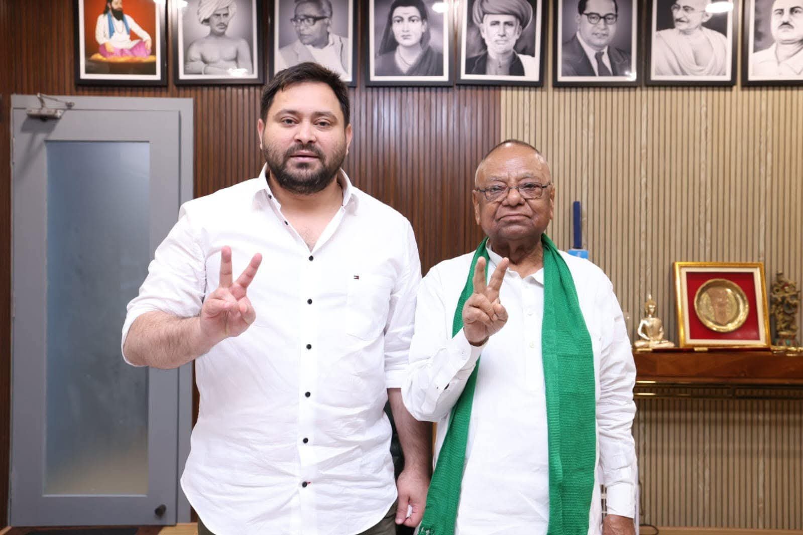 Mangni Lal Mandal Becomes First EBC Leader to Head RJD Bihar Unit, Tejashwi Yadav Congratulates with Sweets