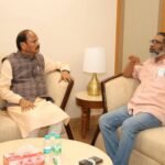 Raghubar Das Meets CM Hemant Soren in Delhi, Inquires About Shibu Soren’s Health